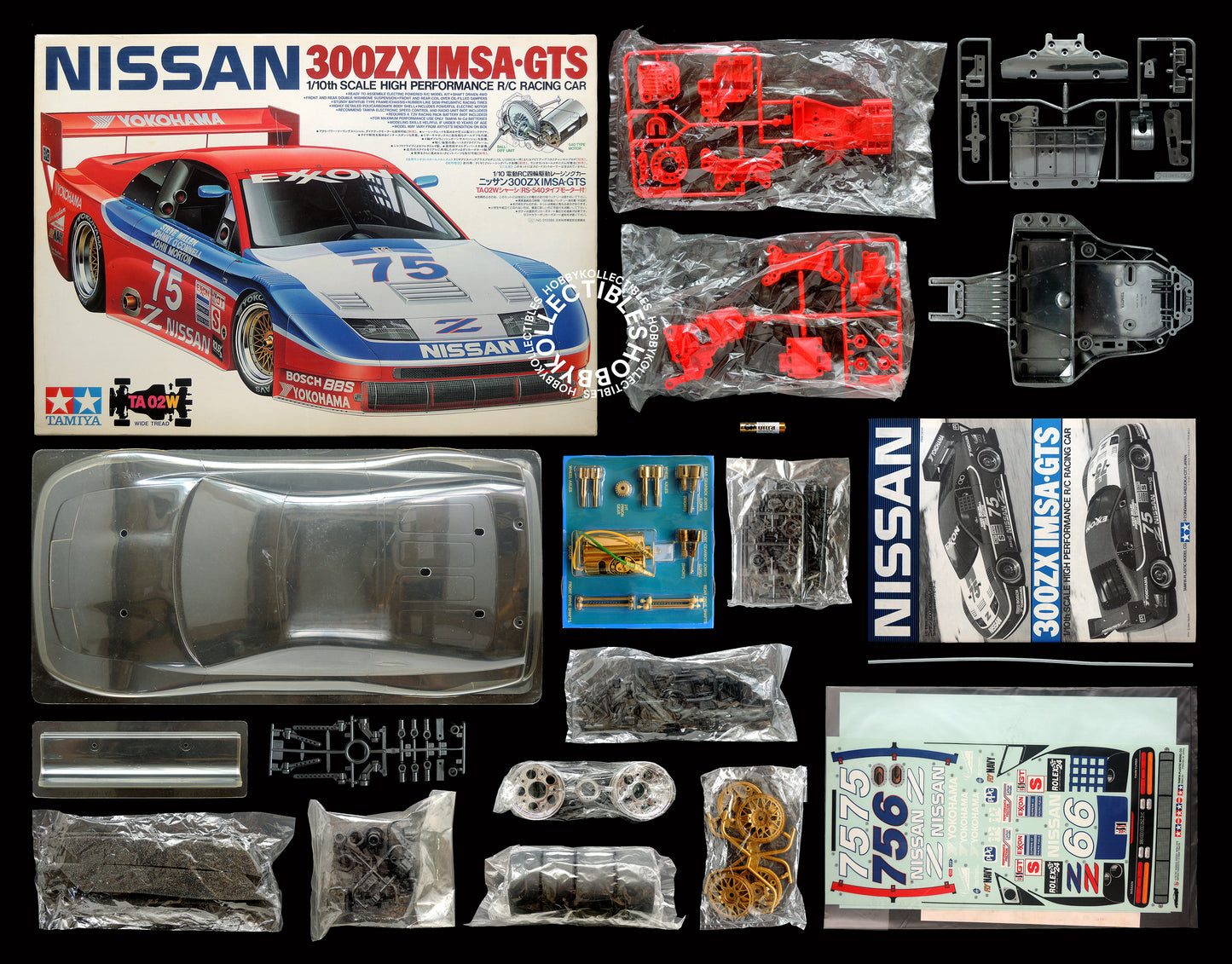 Tamiya Vintage 1/10 RC Nissan 300ZX IMSA GTS #58144 Model Kit