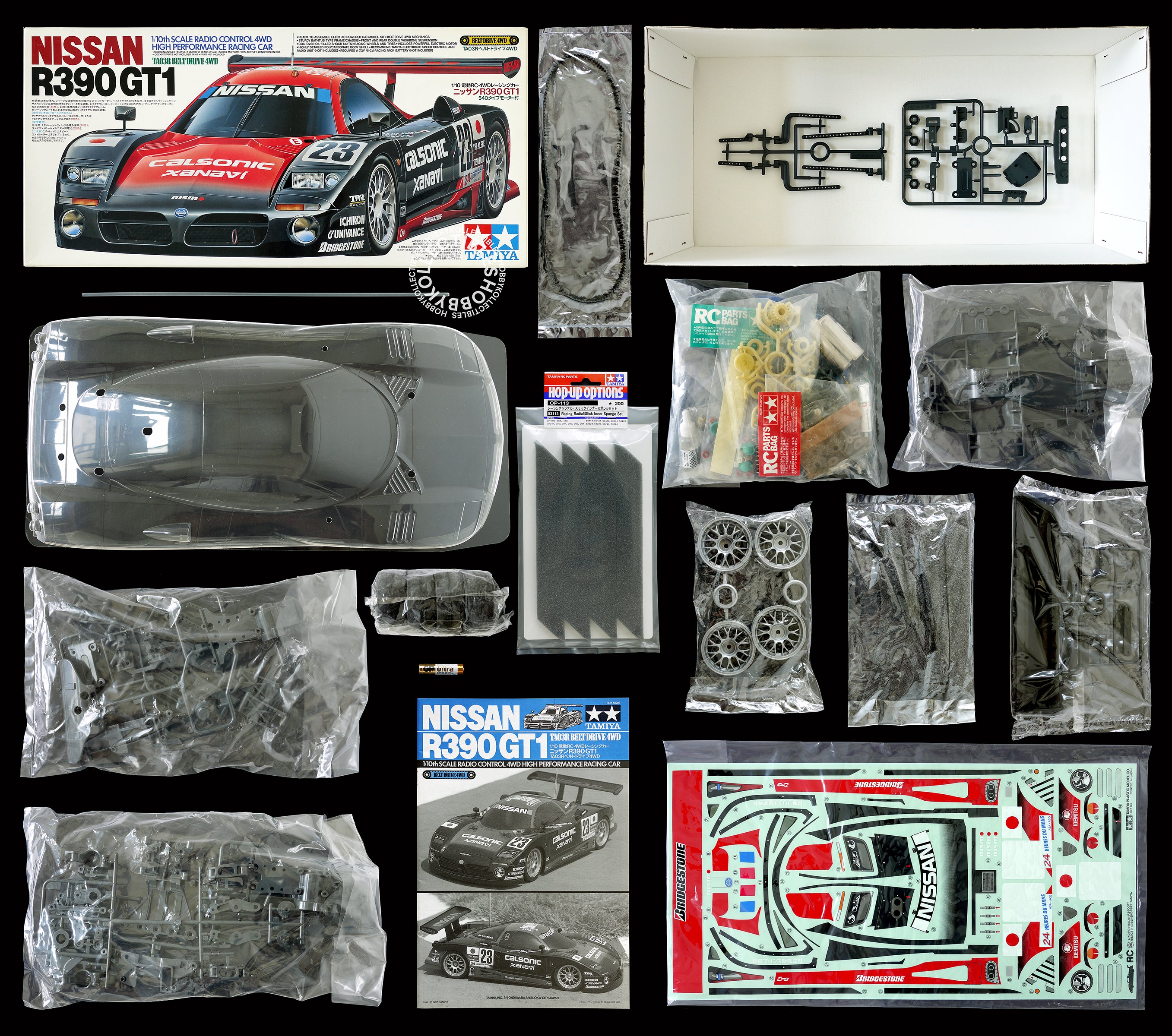 Tamiya Vintage 1/10 RC Nissan R390 GT1 LM #58203 Model Kit