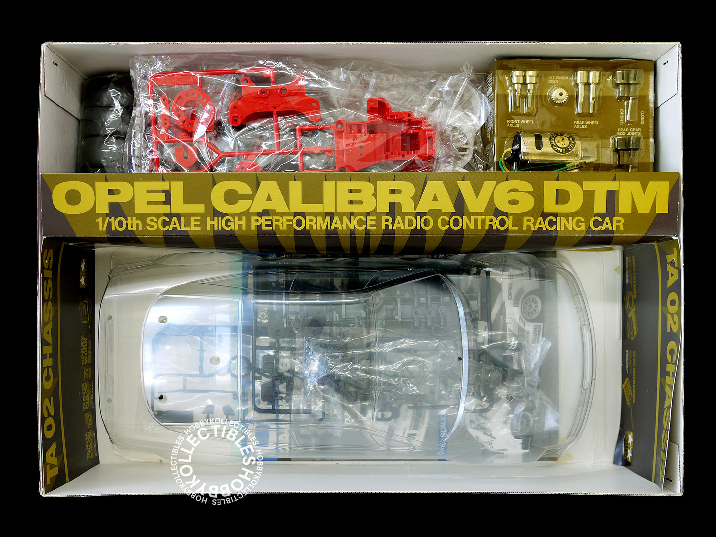 Tamiya Vintage 1/10 RC Opel Calibra V6 DTM 4WD #58150 Model Kit