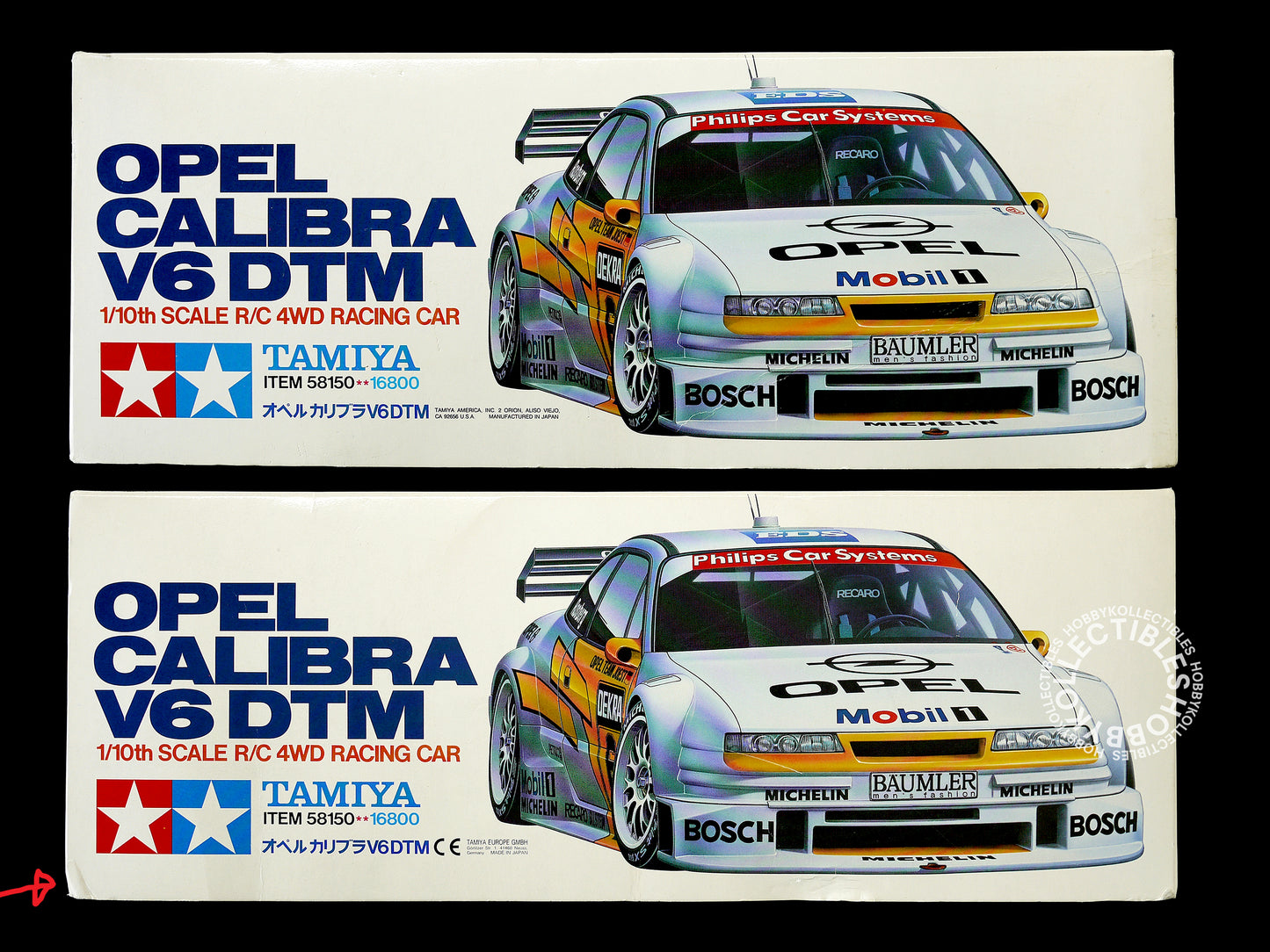 Tamiya Vintage 1/10 RC Opel Calibra V6 DTM 4WD #58150 Model Kit