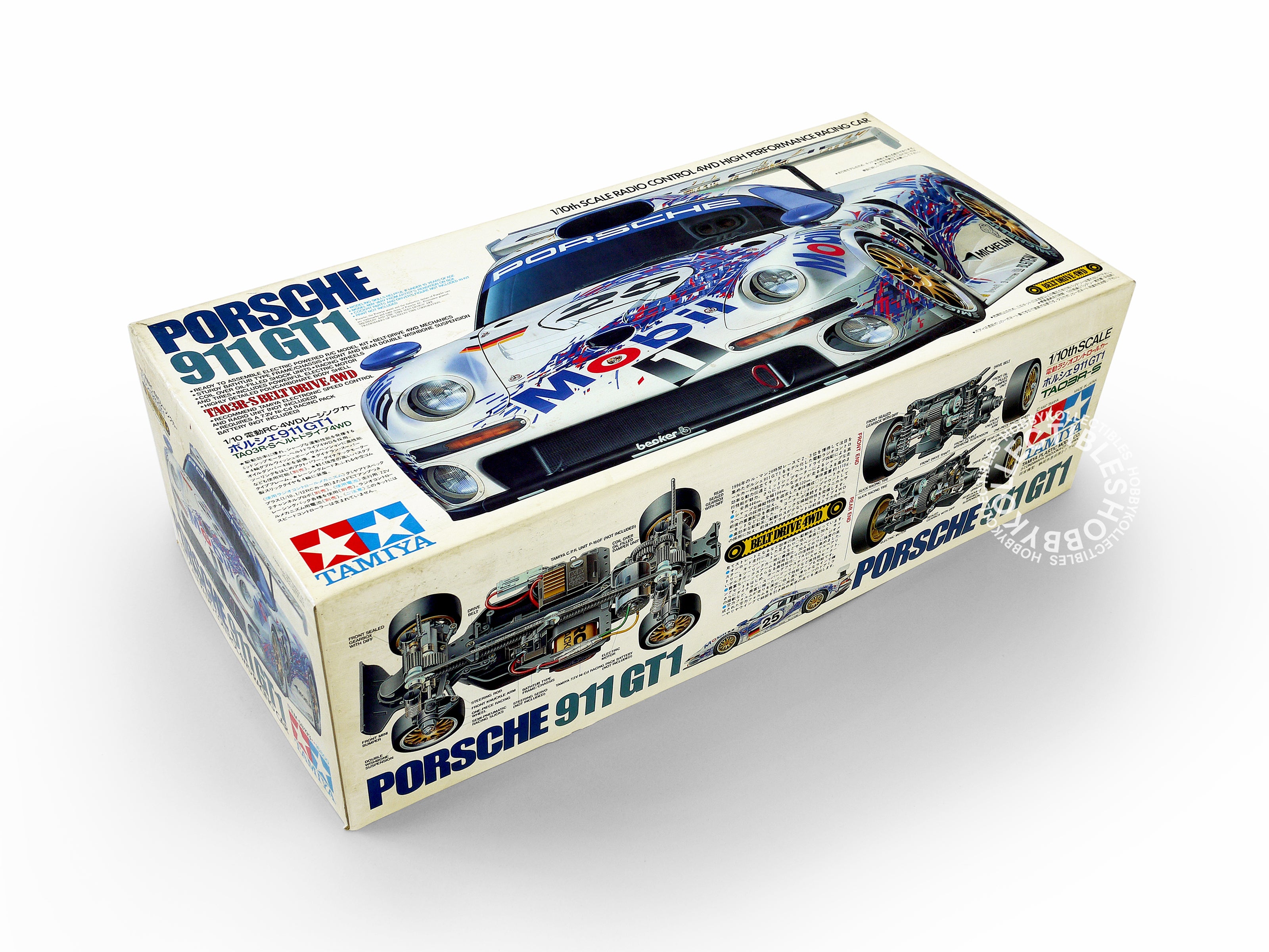 Tamiya Vintage 1/10 RC Porsche 911 GT1 #58193 LM 4WD Model