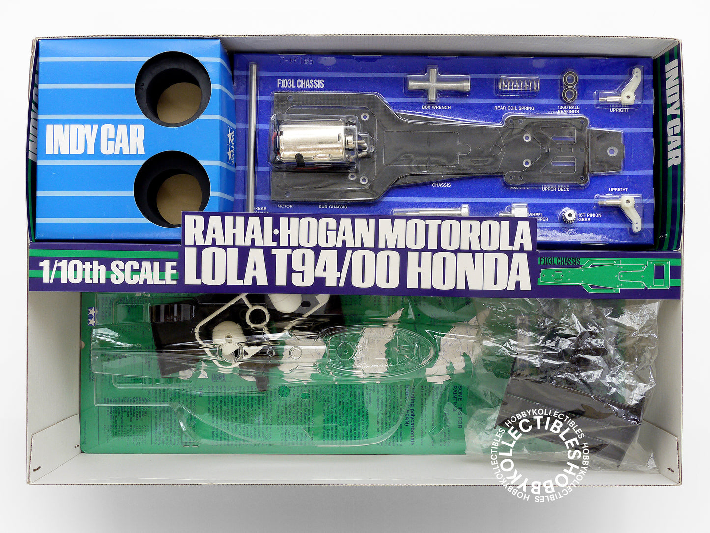 Tamiya Vinatge 1/10 RC Motorola Lola T94/00 Honda Indy #58148