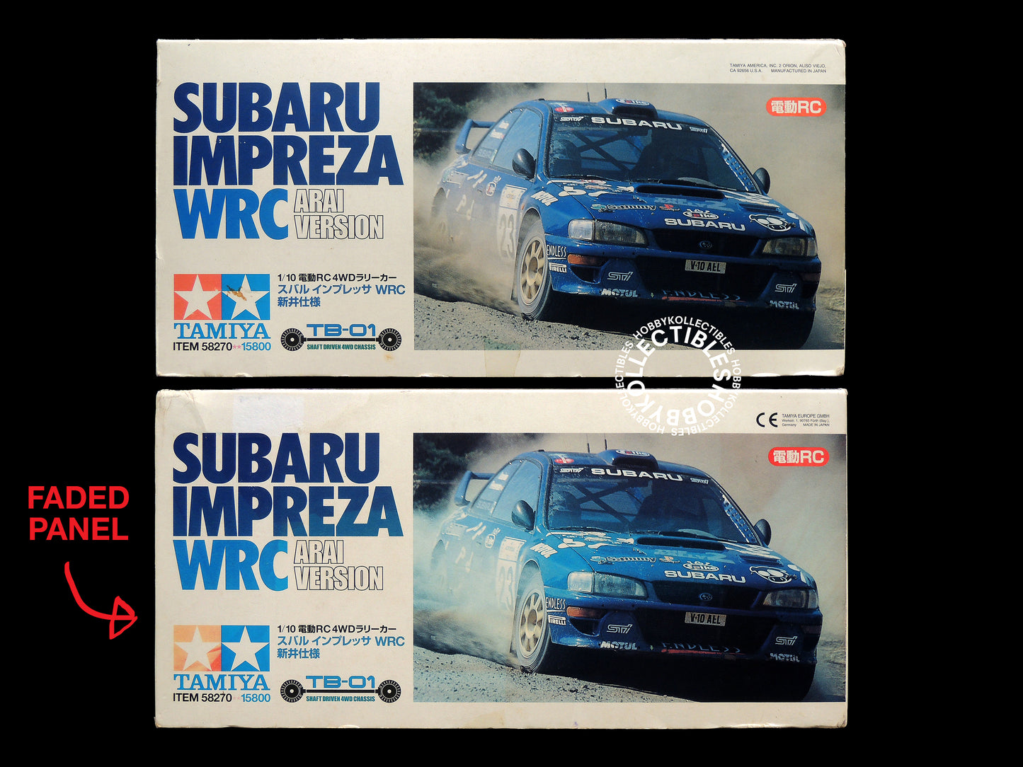 (SOLD in eBay) Tamiya 1/10 RC Subaru Impreza WRC Arai Version #58270