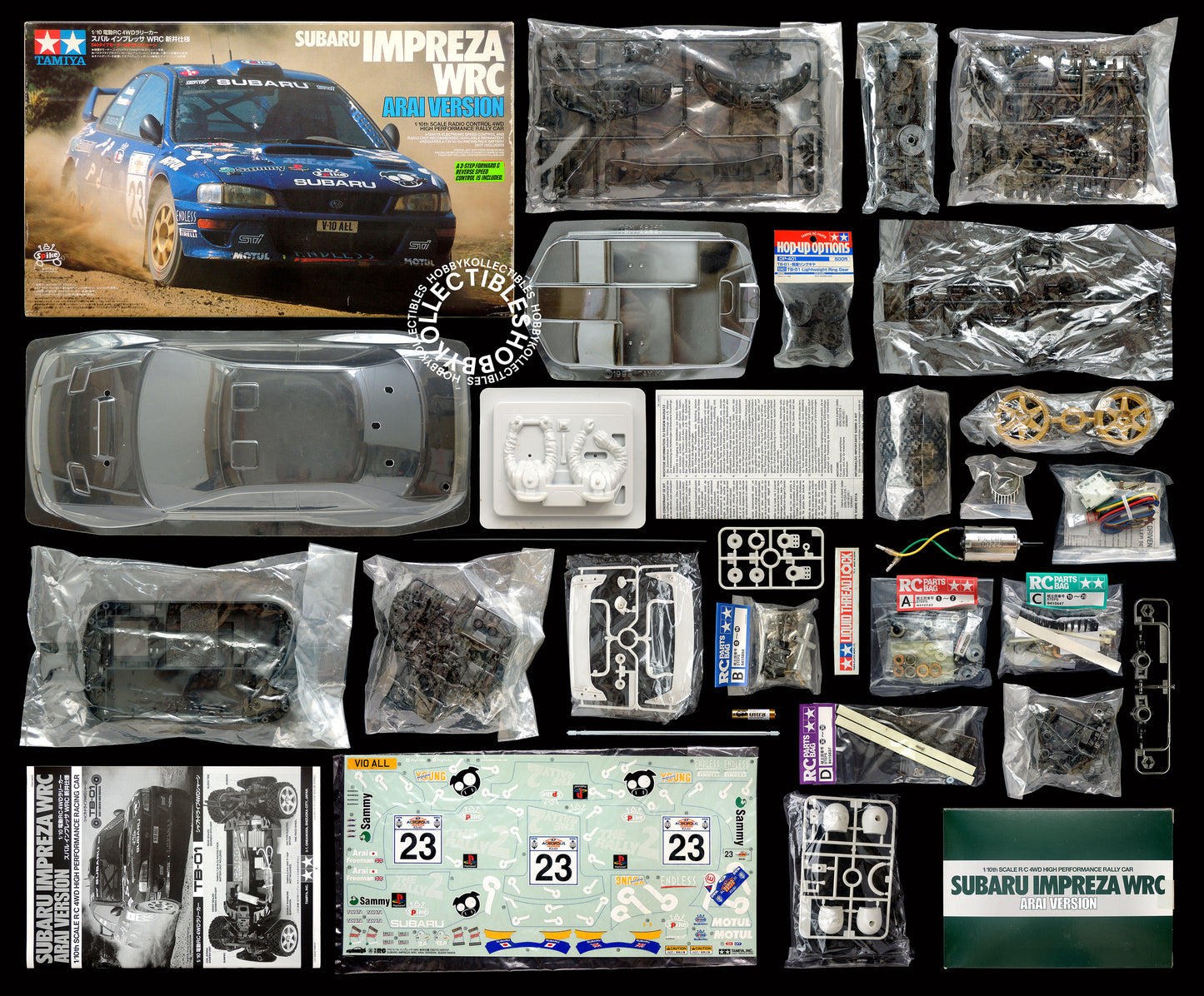 (SOLD in eBay) Tamiya 1/10 RC Subaru Impreza WRC Arai Version #58270