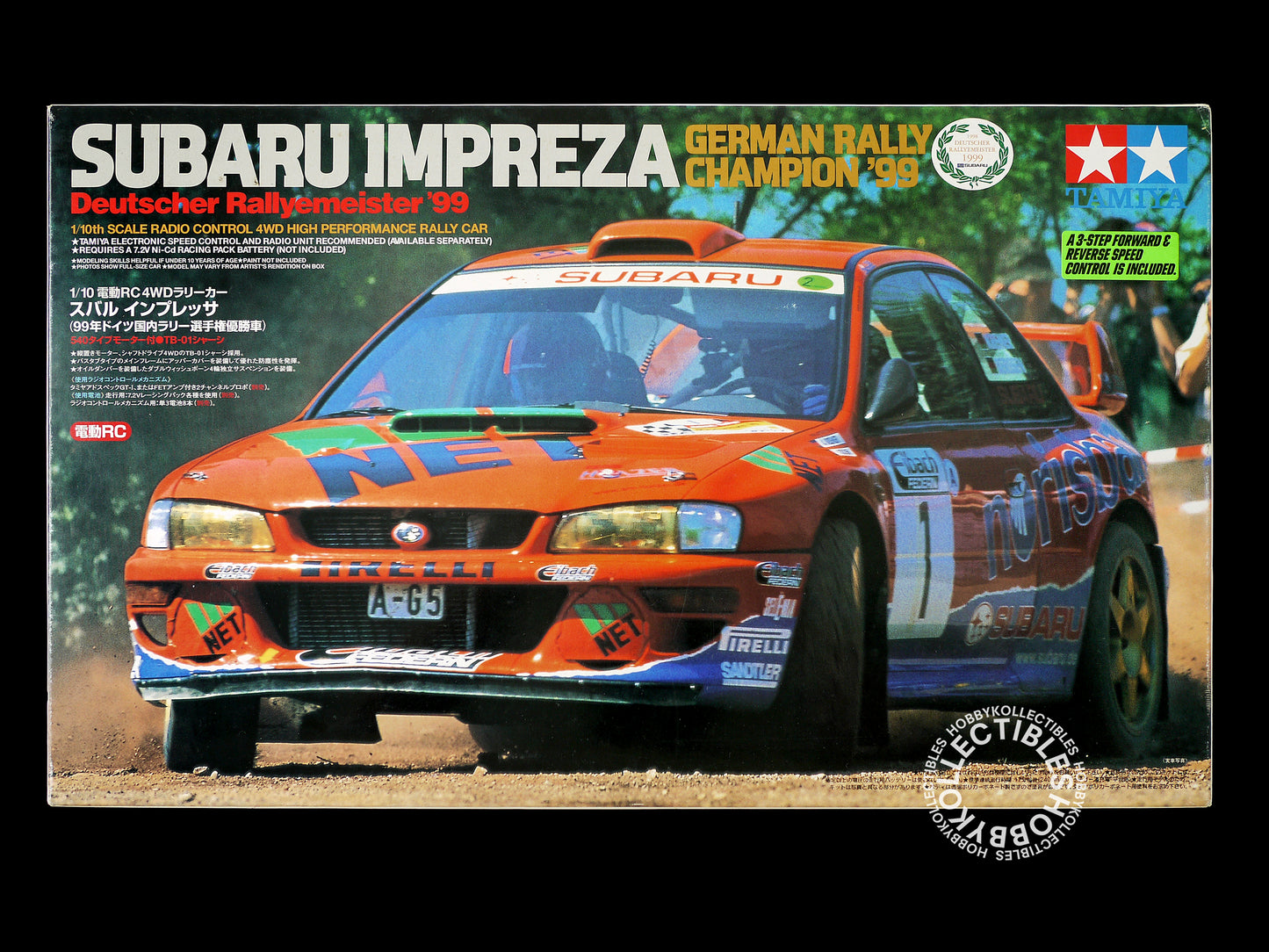 Tamiya Vintage 1/10 RC Subaru Impreza German Rally #58259