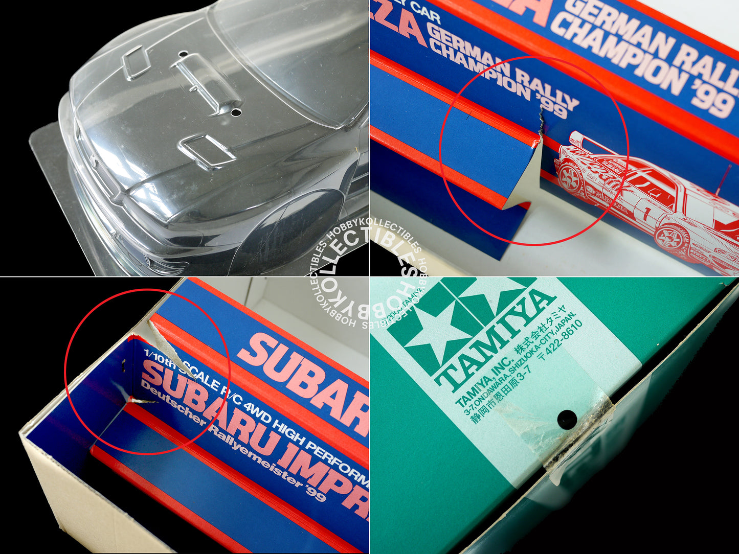 Tamiya Vintage 1/10 RC Subaru Impreza German Rally #58259