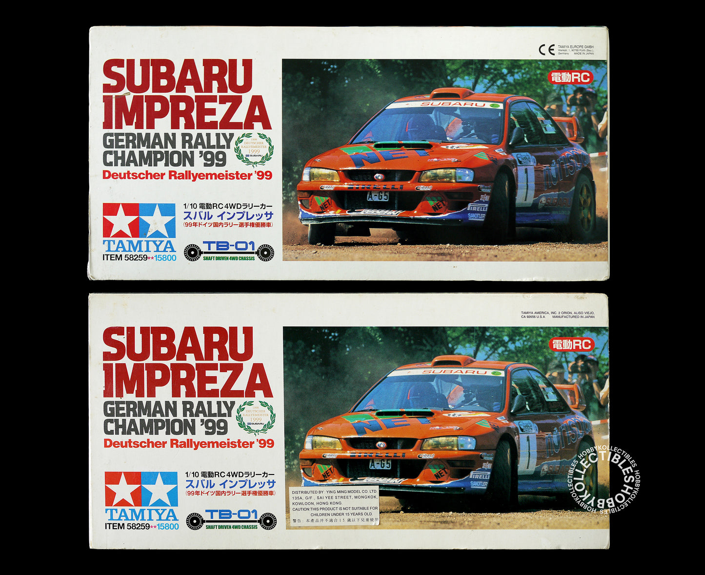 Tamiya Vintage 1/10 RC Subaru Impreza German Rally #58259