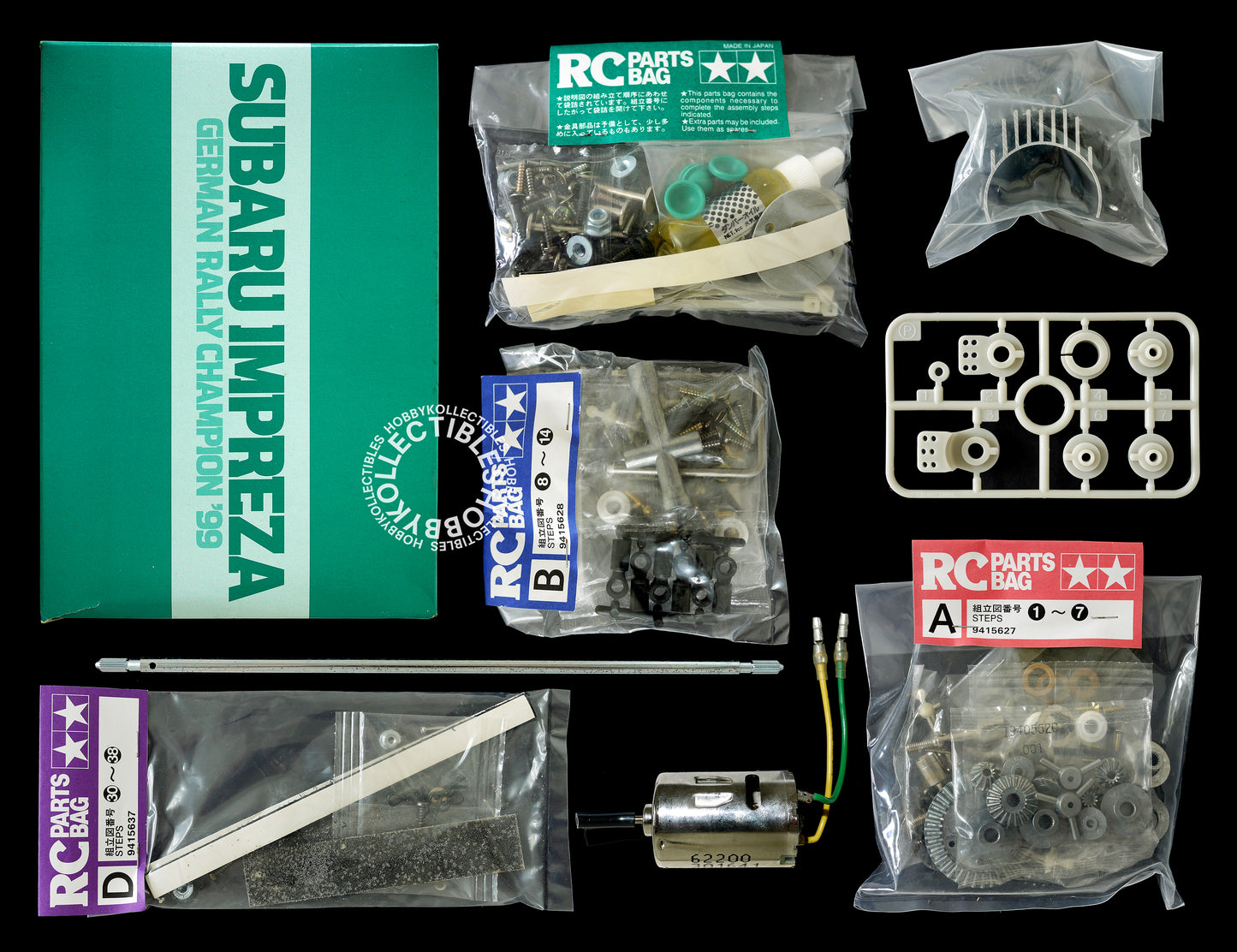 Tamiya Vintage 1/10 RC Subaru Impreza German Rally #58259