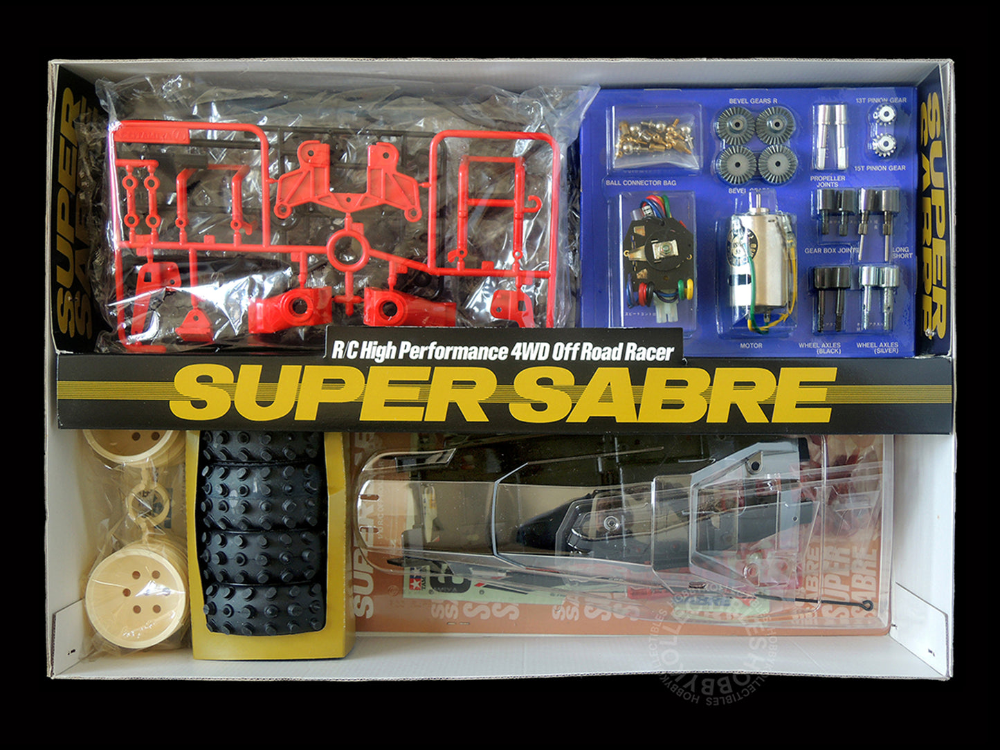 Tamiya Vintage 1/10 RC Super Sabre #58066 Buggy Model Kit "1st 100"