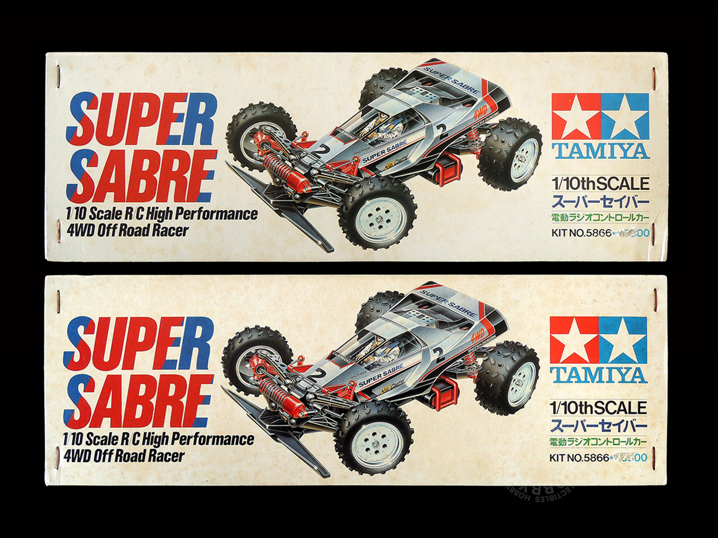 Tamiya Vintage 1/10 RC Super Sabre #58066 Buggy Model Kit "1st 100"