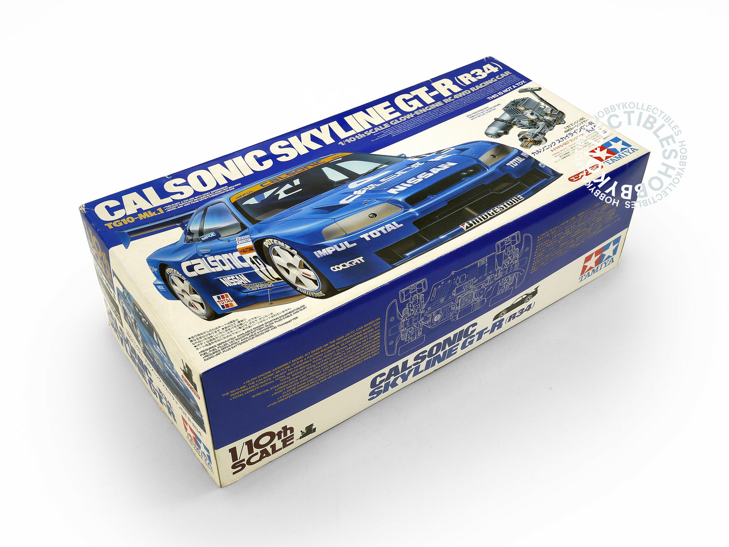 (SOLD in eBay) Tamiya Vintage 1/10 RC Glow Engine Calsonic Skyline GT-R #44023 TG10-Mk1