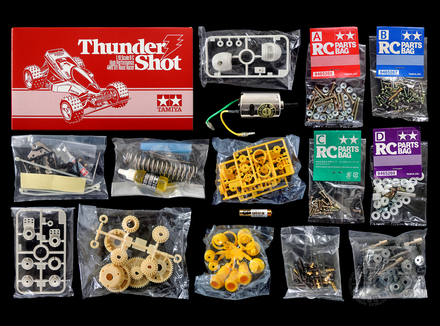 Tamiya 1/10 RC Thunder Shot 2005 Re-release Version #58361 Thunder Shot Chassis Racer
