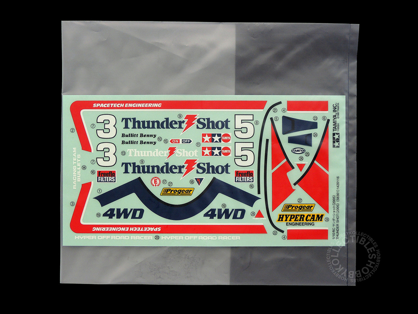 Tamiya 1/10 RC Thunder Shot 2005 Re-release Version #58361 Thunder Shot Chassis Racer
