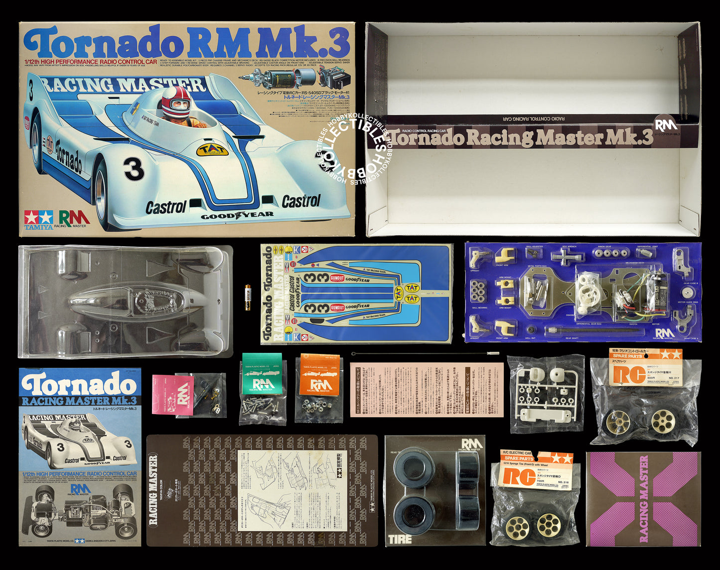 Tamiya Vintage 1/12 RC Tornado RM Mk.3 #5832 1st Release