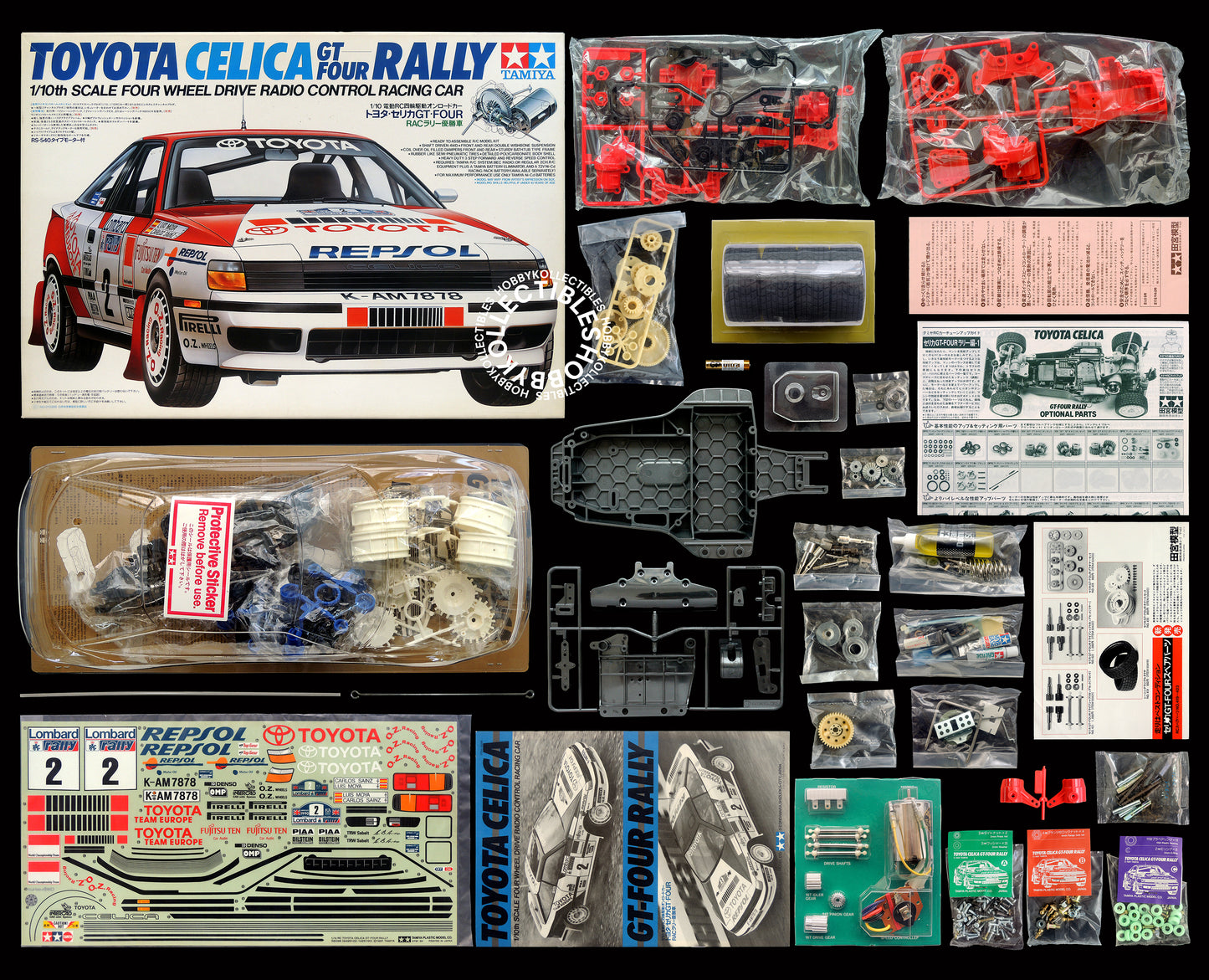Tamiya Vintage 1/10 RC Toyota Celica GT-Four Rally #58096 Model Kit