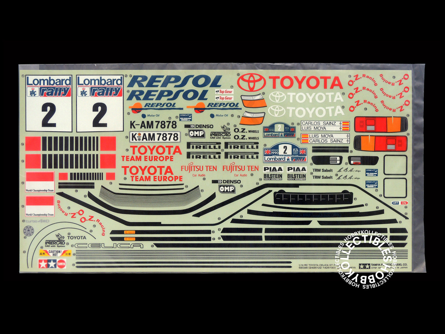 Tamiya Vintage 1/10 RC Toyota Celica GT-Four Rally #58096 Model Kit