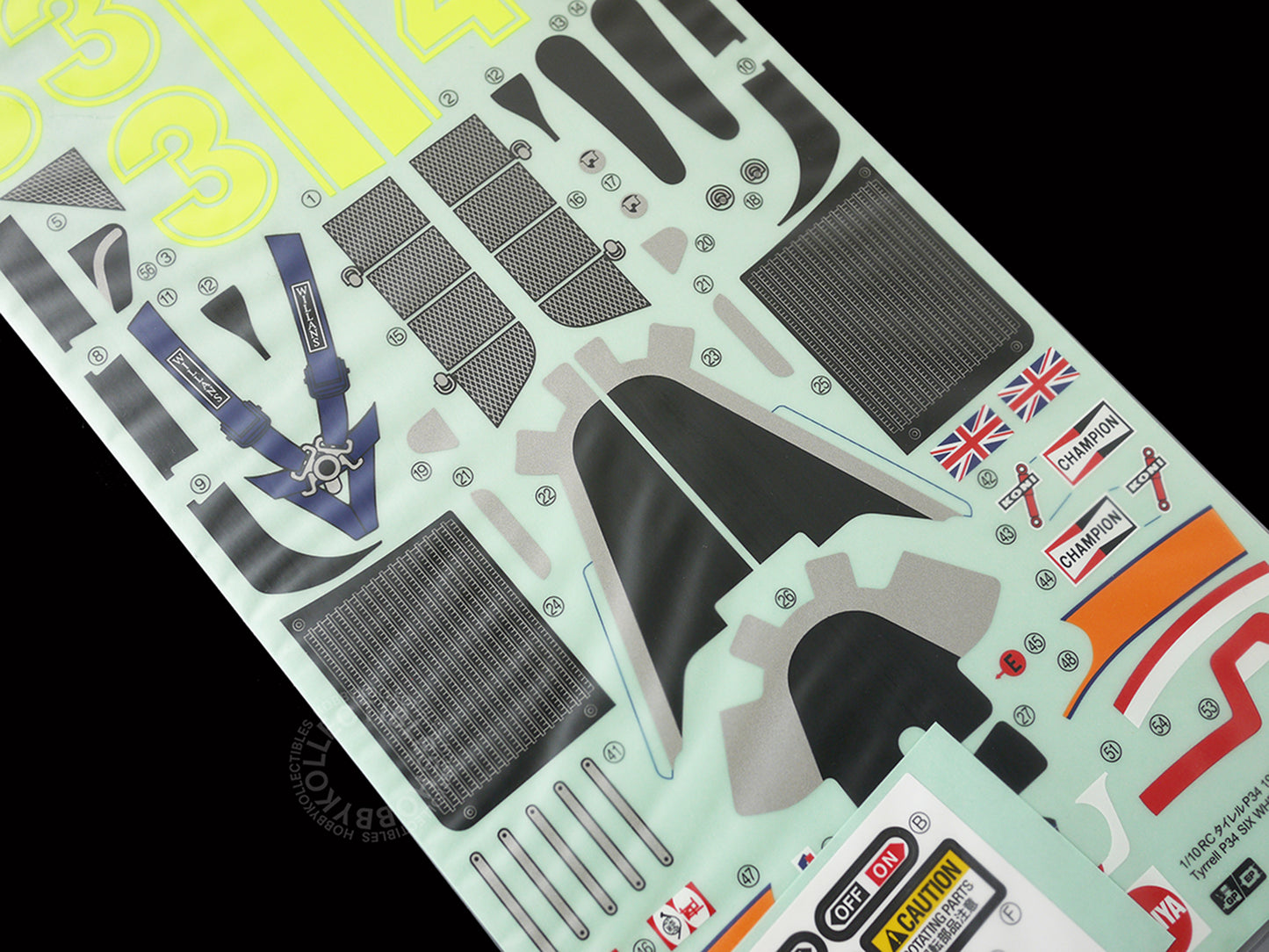 Tamiya 1/10 RC Tyrrell P34 Six Wheeler Japan GP #47359 Model kit 50th Anniversary at Special Edition