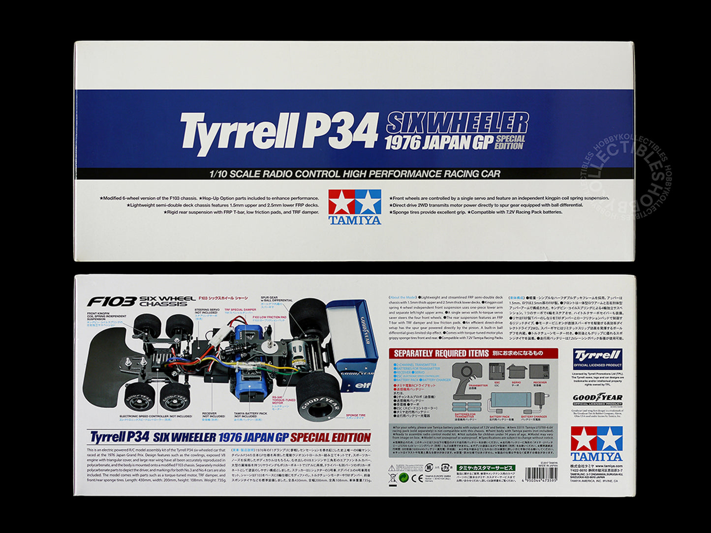 Tamiya 1/10 RC Tyrrell P34 Six Wheeler Japan GP #47359 Model kit 50th Anniversary at Special Edition