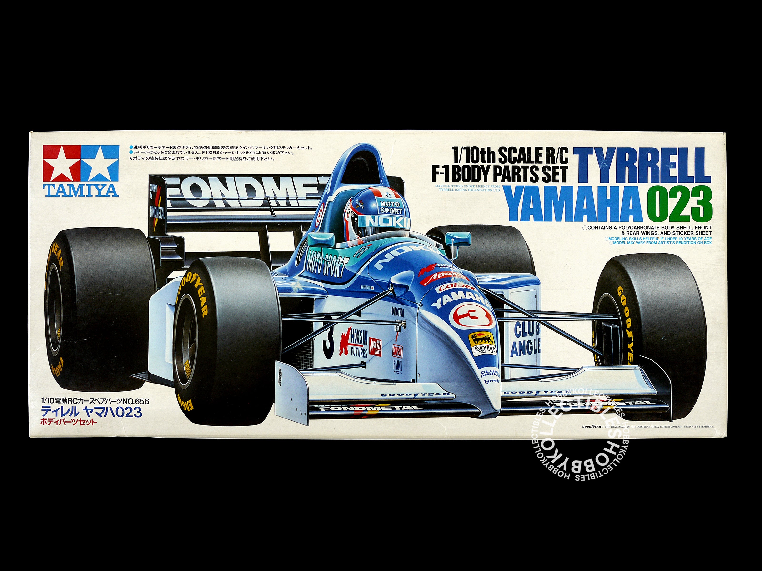 Tamiya Vintage 1/10 RC F1 Tyrrell Yamaha 023 Body Set #50656