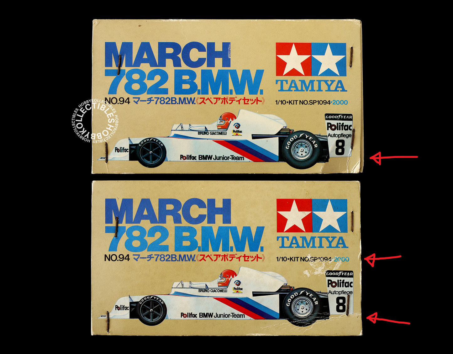 Tamiya Vintage 1/10 RC March 782 BMW F2 Body Parts SP1094 Model Kit