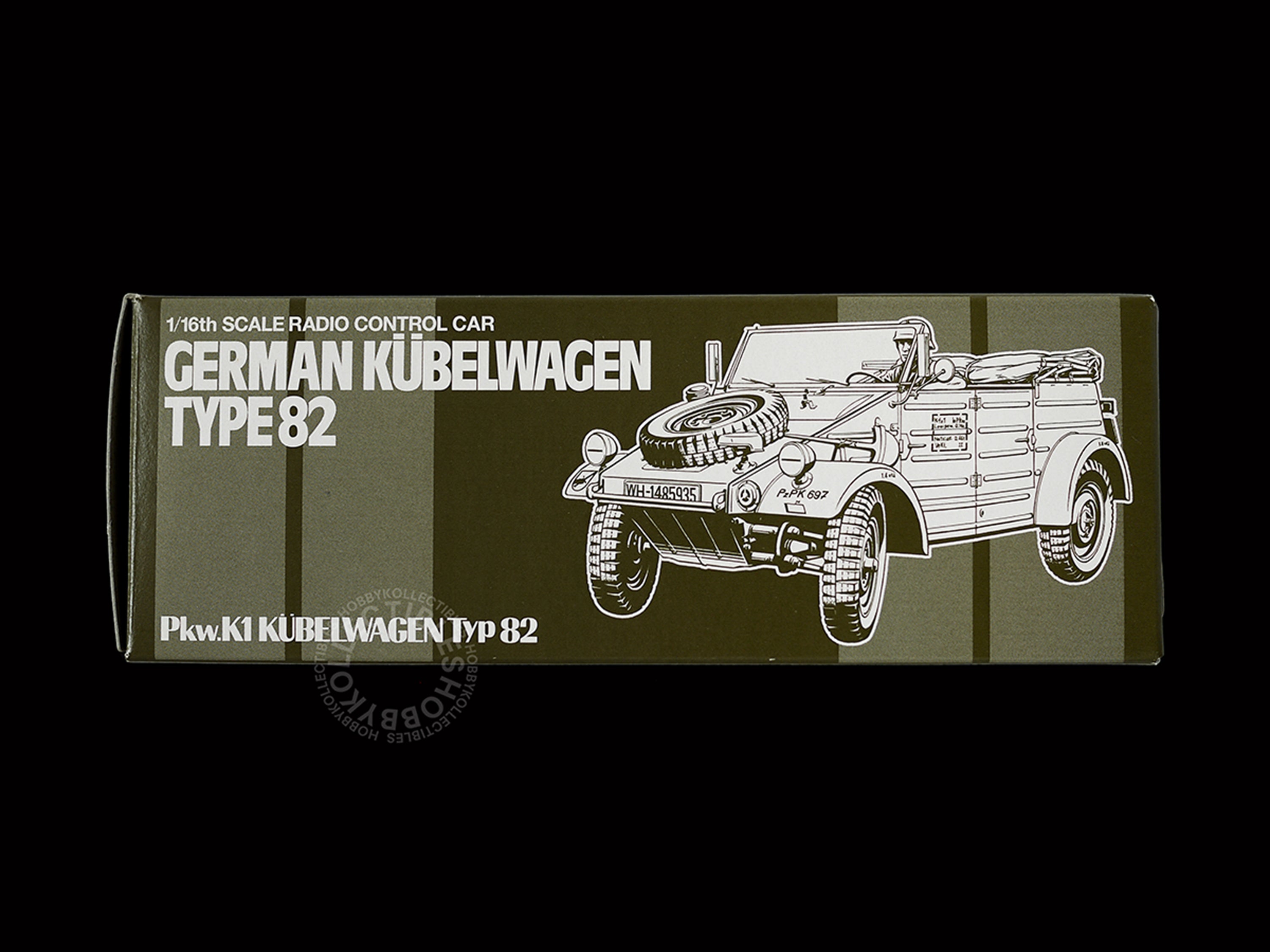 Tamiya Vintage 1/16 RC German Kübelwagen Type 82 Actpal RC System