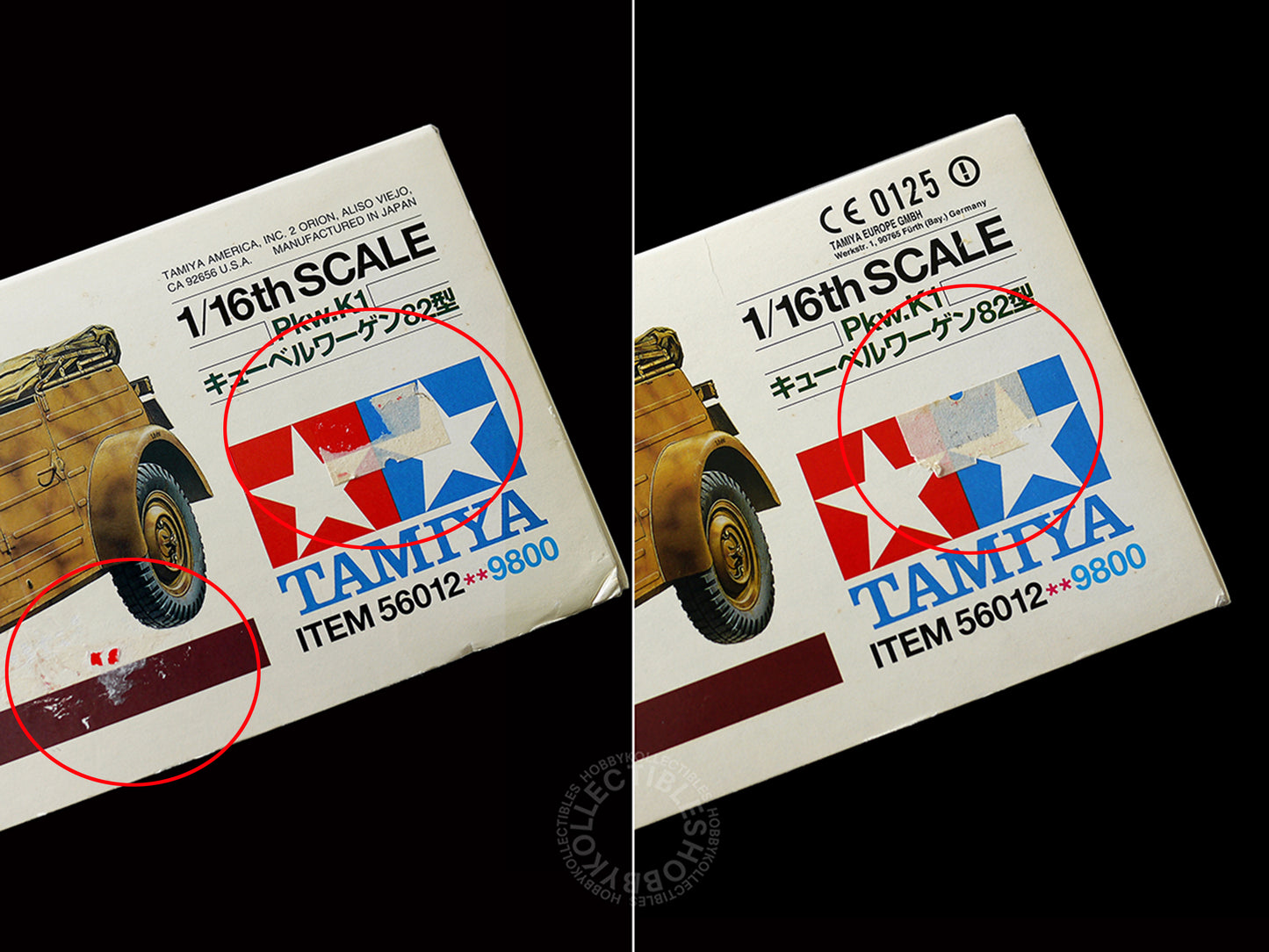 Tamiya Vintage 1/16 RC German Kübelwagen Type 82 Actpal RC System #56012 Model Kit