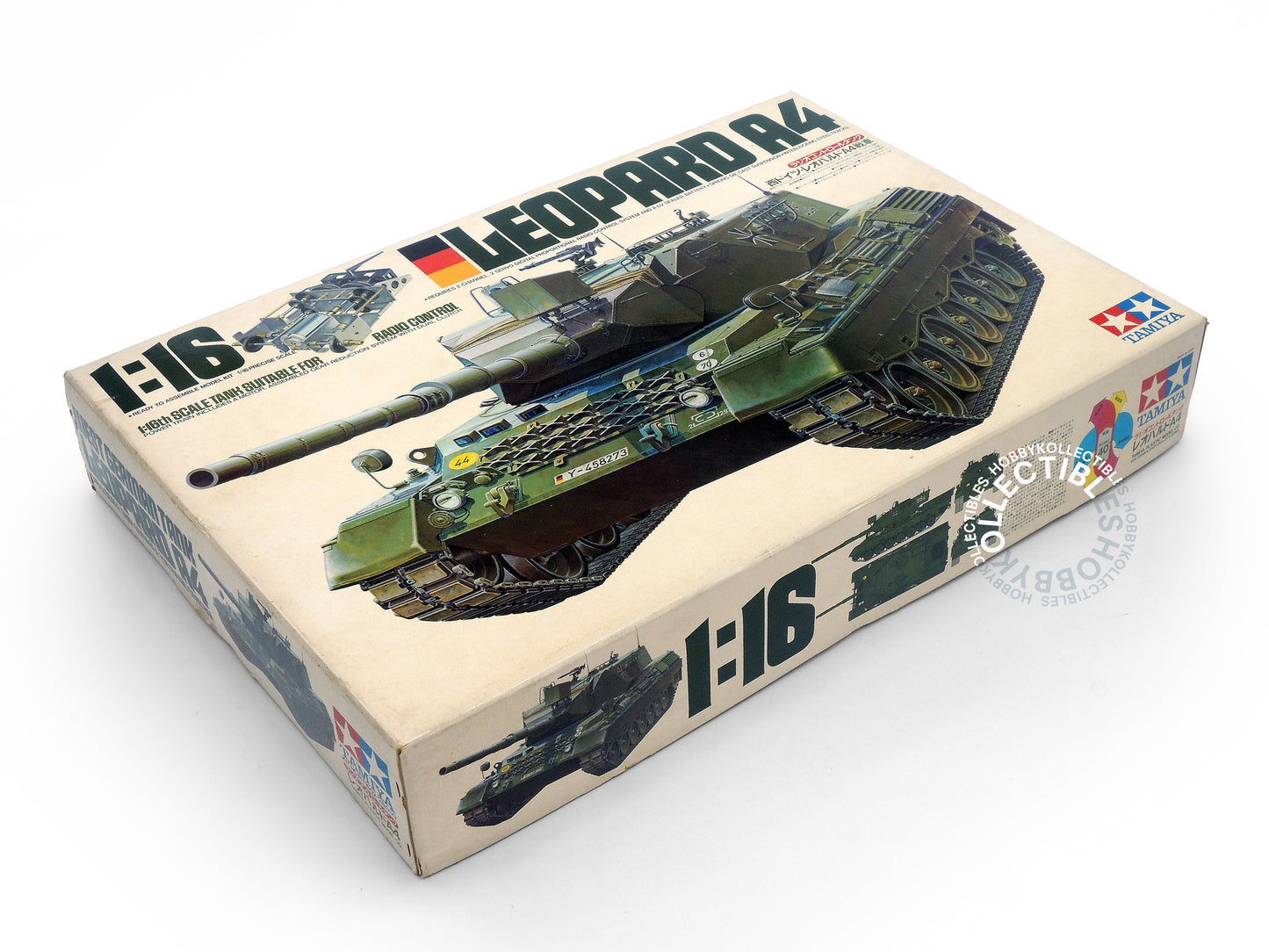 Tamiya Vintage 1/16 RC German Tank Leopard A4 RT1602 Model Kit