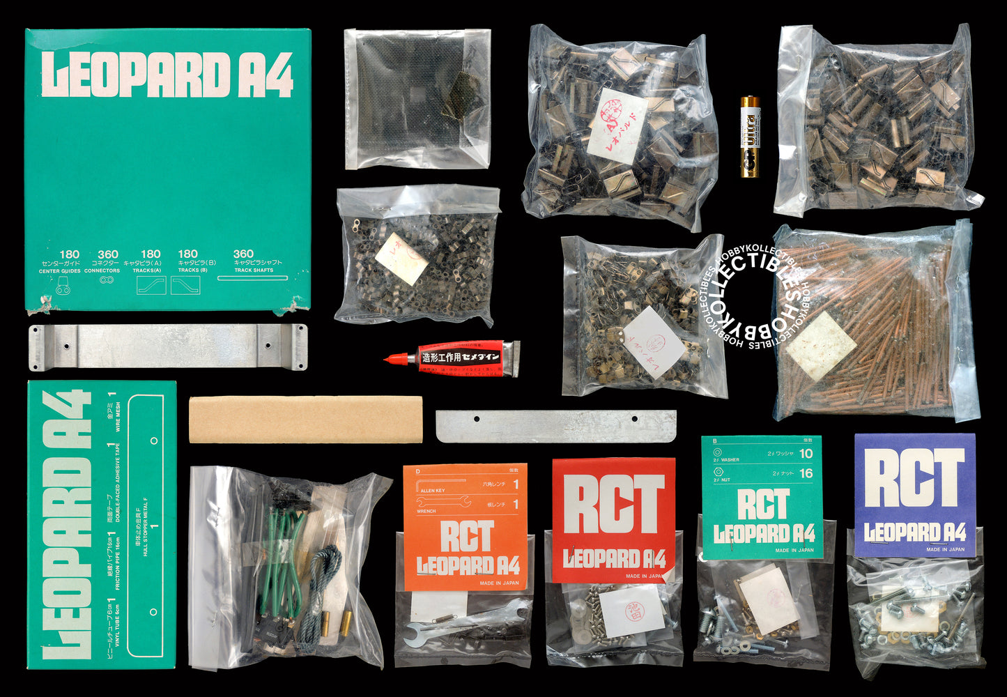 Tamiya Vintage 1/16 RC German Tank Leopard A4 RT1602 Model Kit