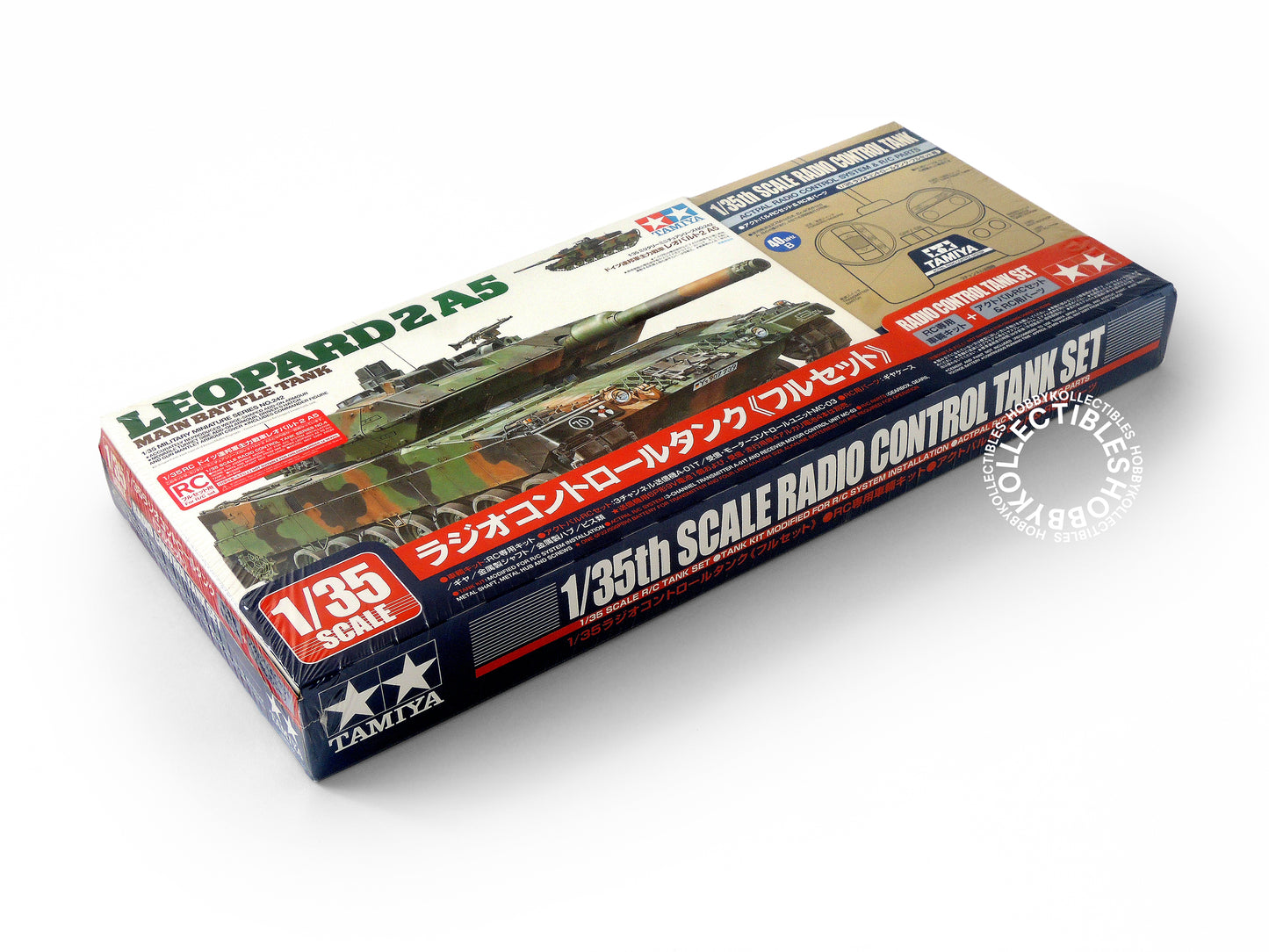 Tamiya 1/35 RC German Leopard 2 A5 Tank w/RC Set #48204 Model Kit