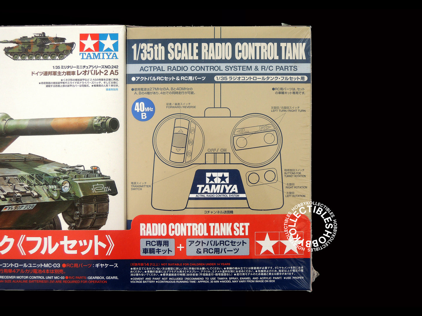 Tamiya 1/35 RC German Leopard 2 A5 Tank w/RC Set #48204 Model Kit