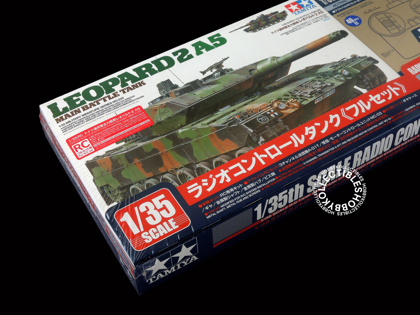 Tamiya 1/35 RC German Leopard 2 A5 Tank w/RC Set #48204 Model Kit