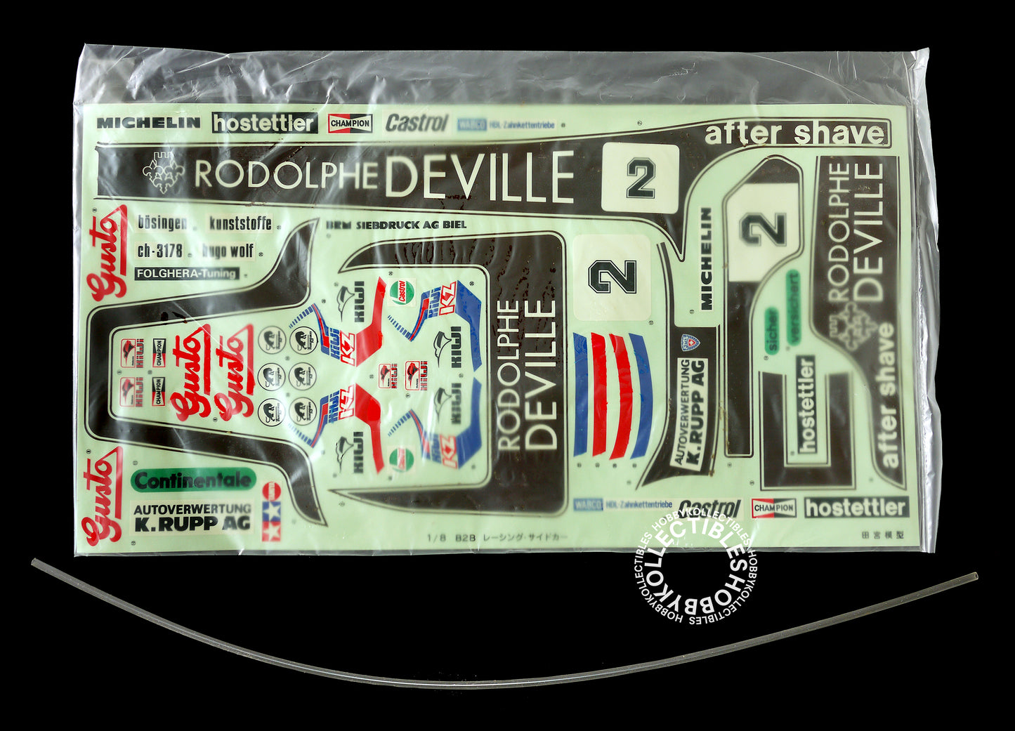 Tamiya Vintage 1/8 RC B2B Racing Sidecar Body Parts SP1125