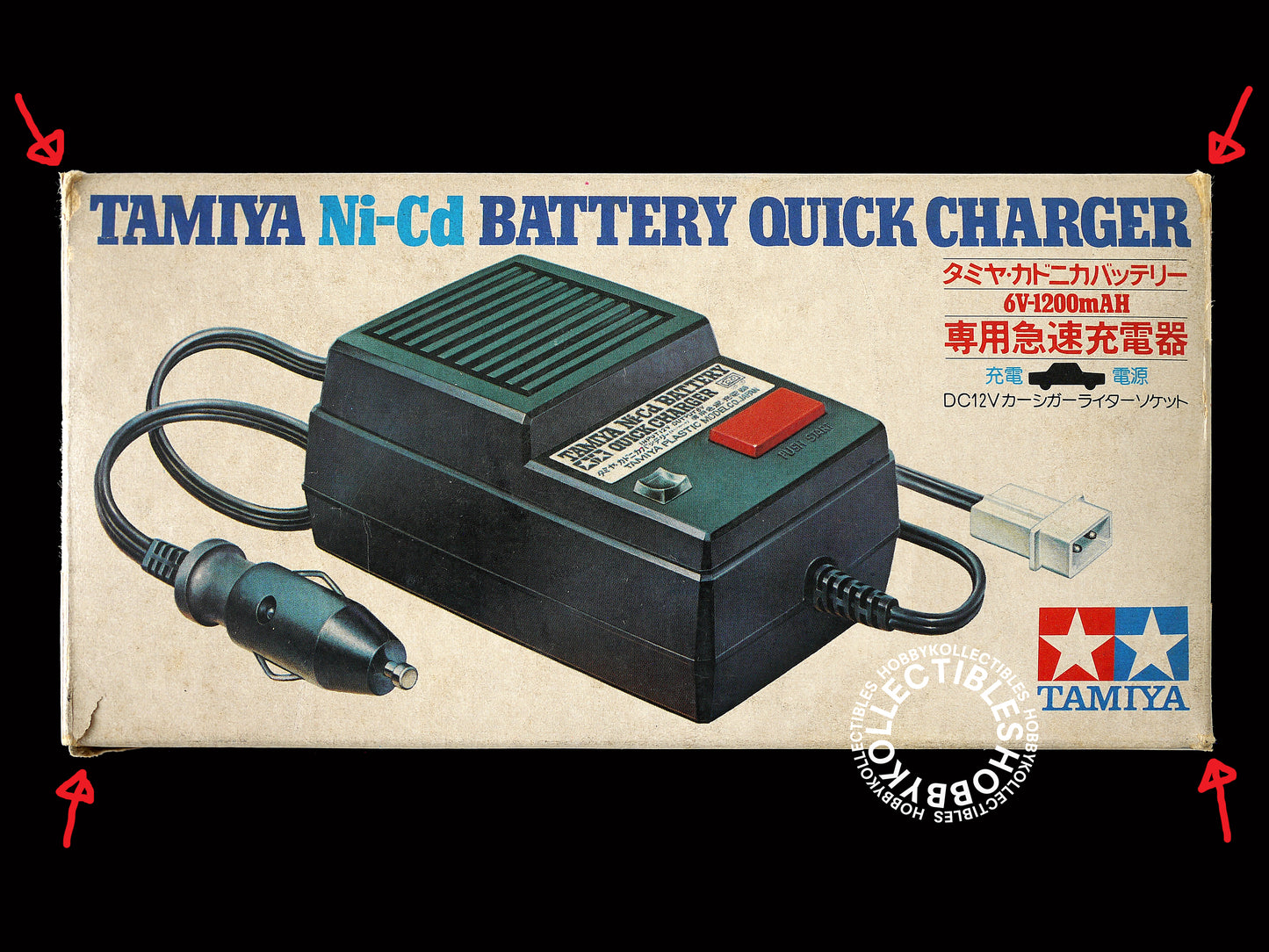 Tamiya Vintage Ni-Cd Battery 6V Quick Charger RB0006