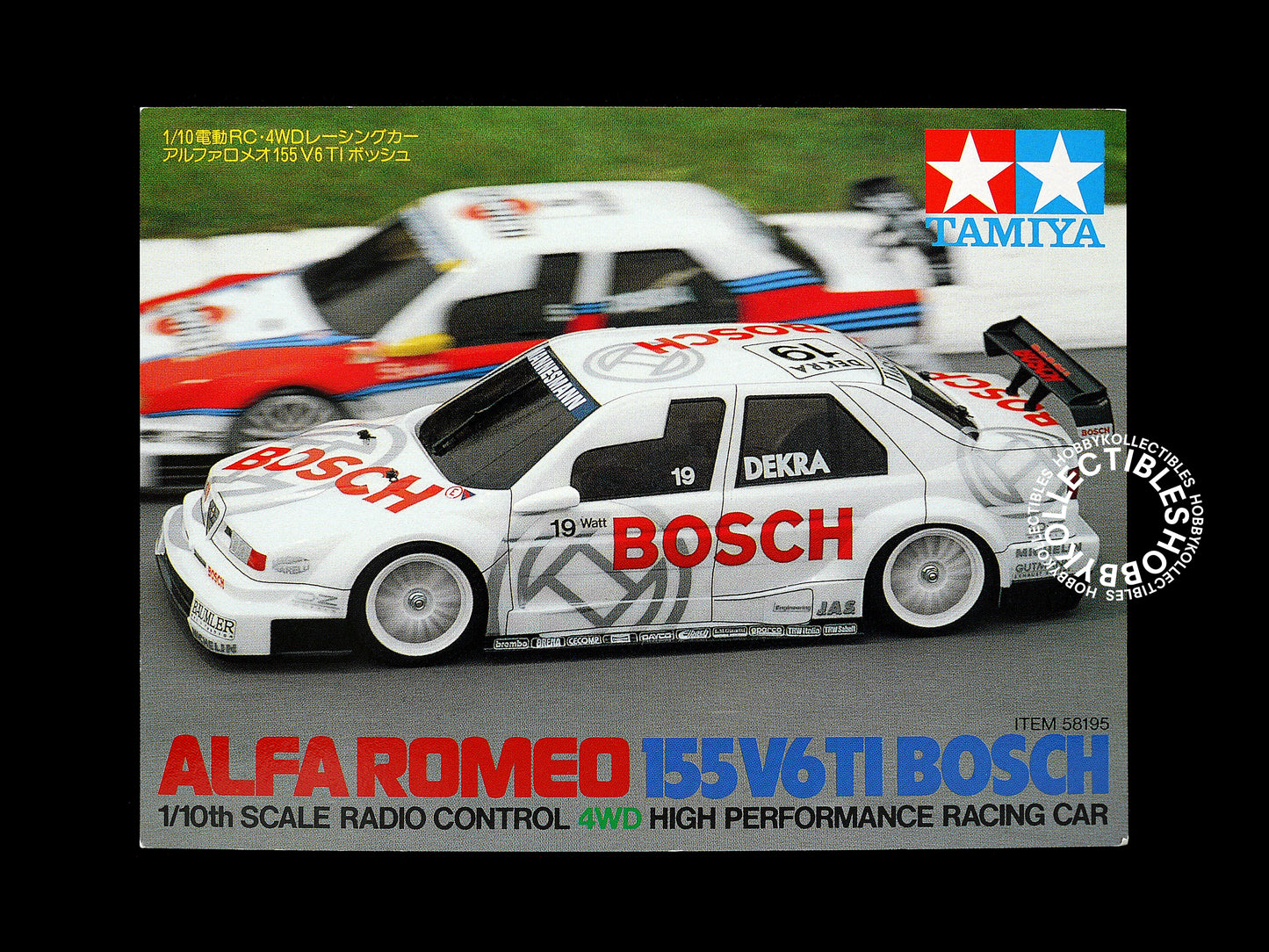Tamiya Vintage 1/10 RC Alfa Romeo 155 V6 TI Bosch #58195