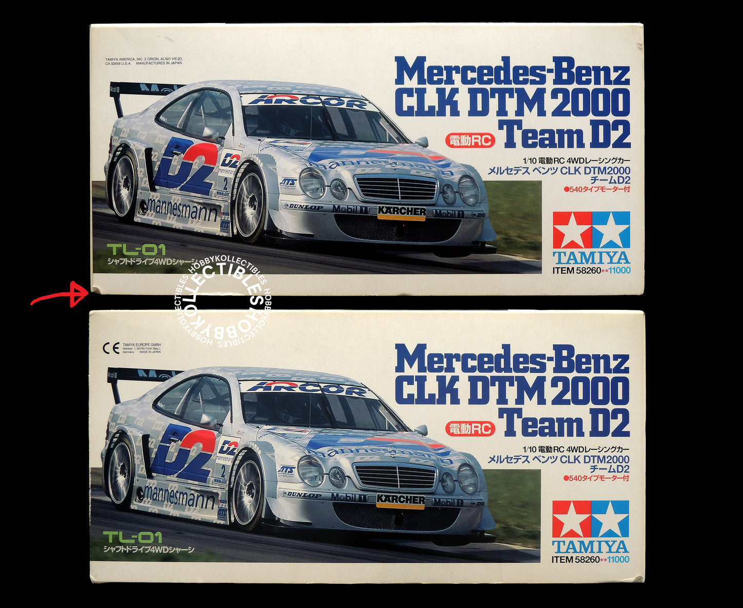Tamiya 1/10 RC Mercedes-Benz CLK DTM2000 Team D2 #58260