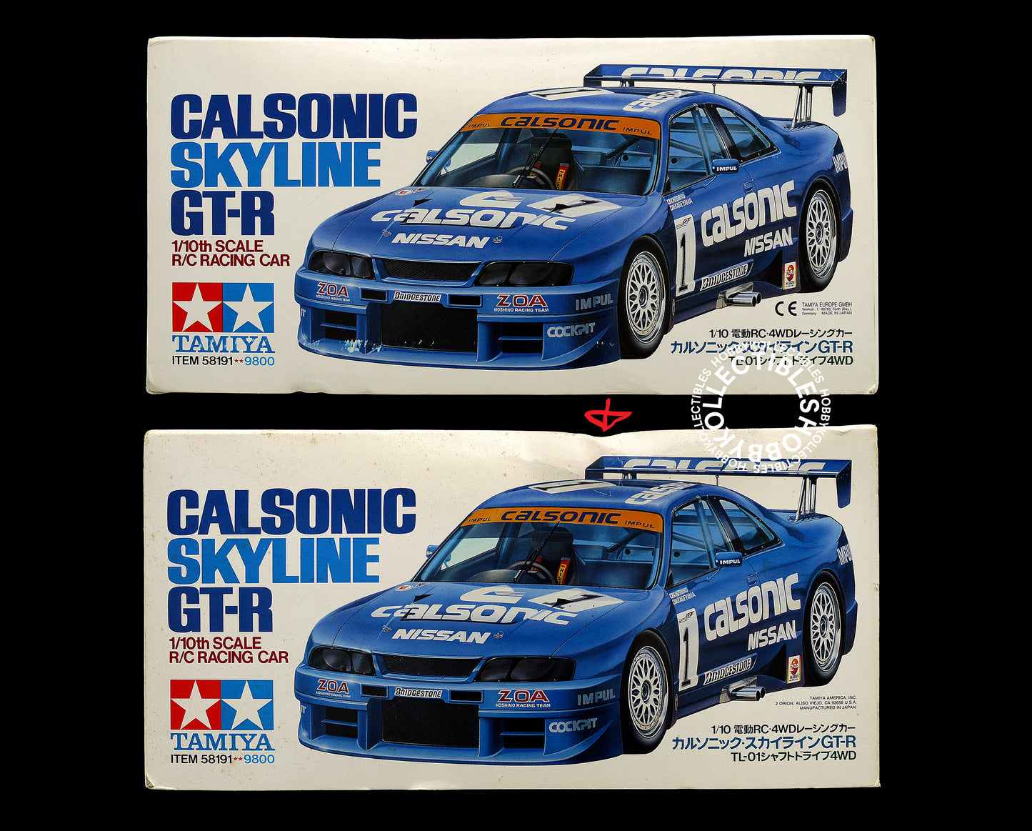 Tamiya Vintage 1/10 RC Calsonic Skyline GT-R #58191 Model Kit