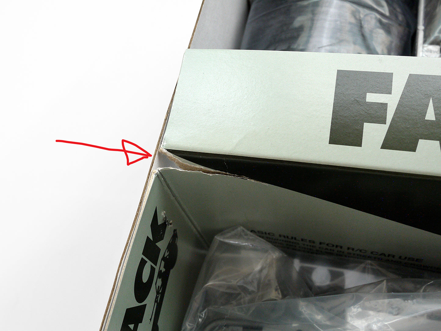 Tamiya 1/10 RC Fast Attack Vehicle w/Shark Mouth(2012) #58539 FAV Chassis Rare