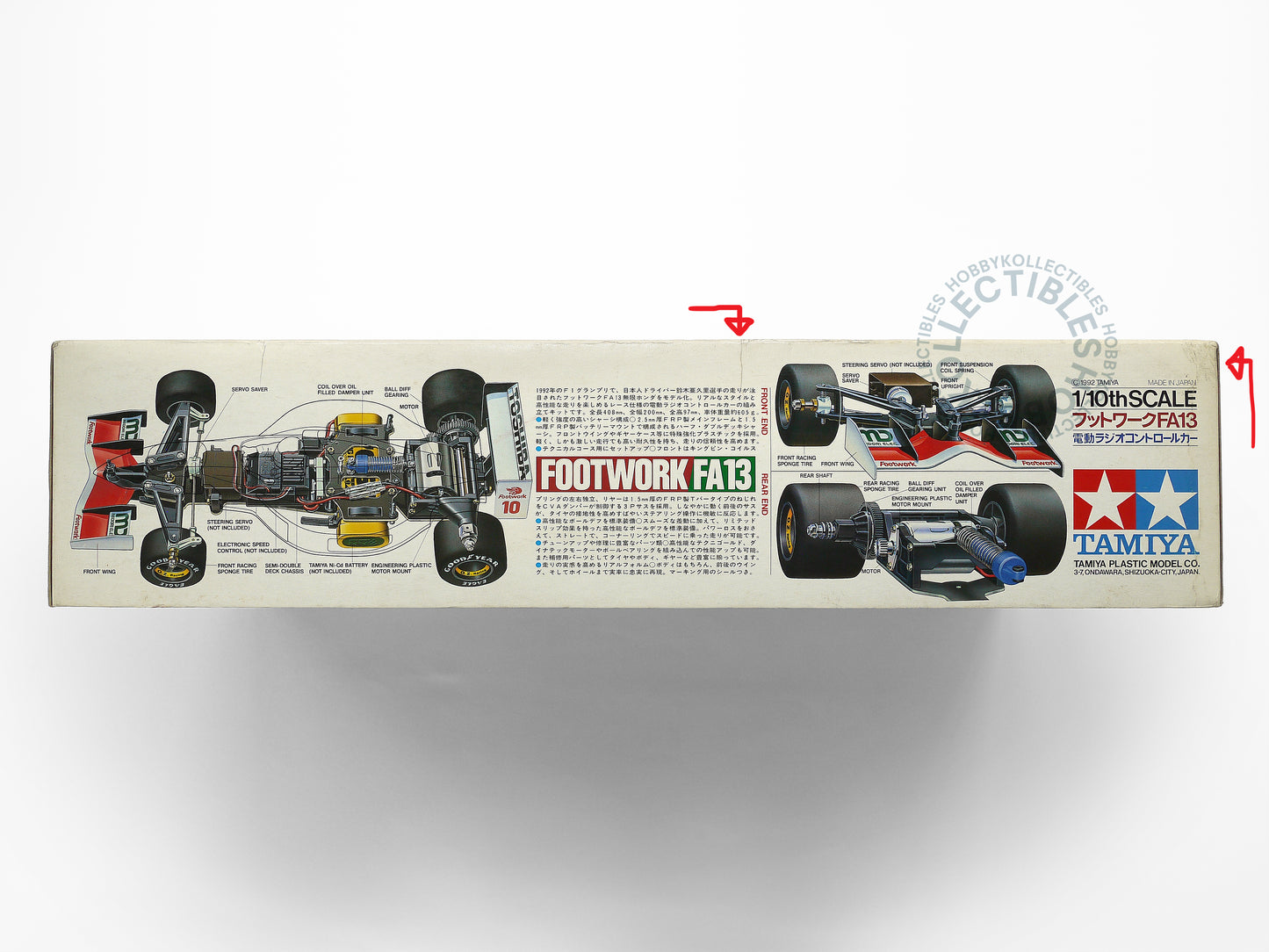 Tamiya 1/10 Vintage RC Footwork FA13 Mugen Honda #58114 Model Kit