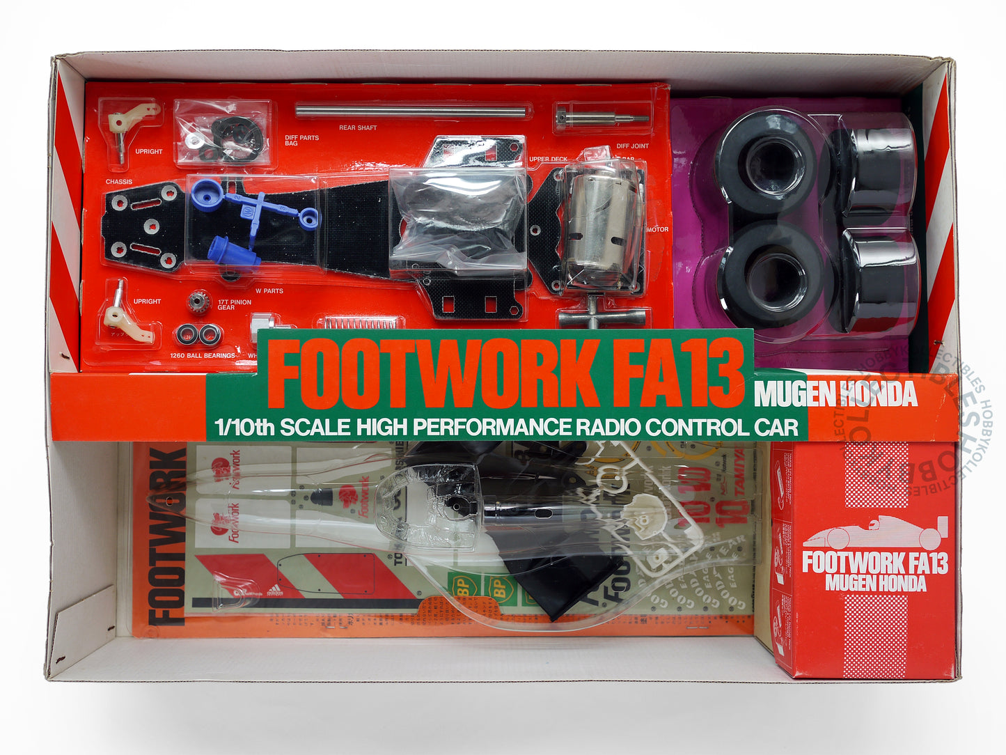 Tamiya 1/10 Vintage RC Footwork FA13 Mugen Honda #58114 Model Kit