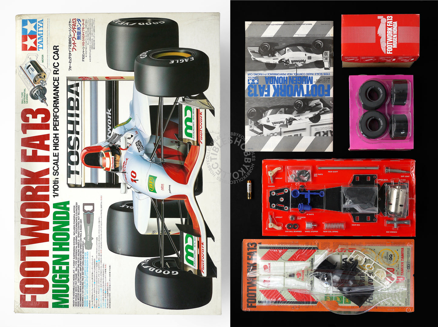Tamiya 1/10 Vintage RC Footwork FA13 Mugen Honda #58114 Model Kit