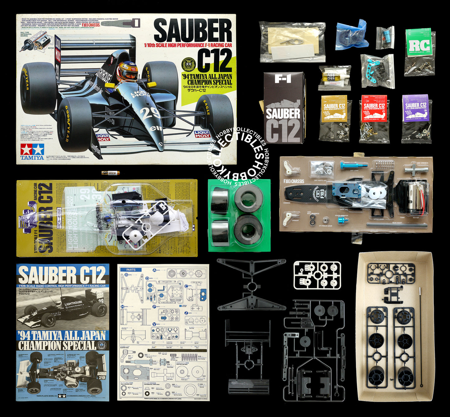 Tamiya Vintage 1/10 RC F1 Sauber C12 #49592 Limited Edition