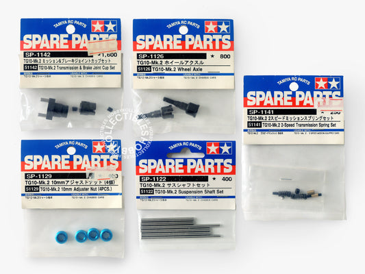 Lot(C) of 5 Tamiya RC Nitro TG10-MK.2 Spare Parts 51122 51126 51129 51141 51142