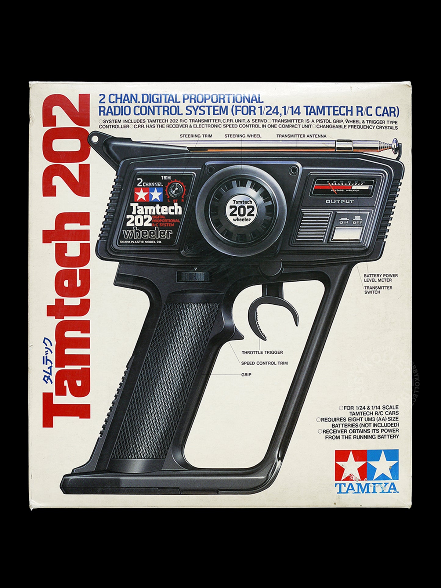 Tamiya Vintage RC Tamtech 2 Chan. Digital Proportional Radio Control Sytem #45013