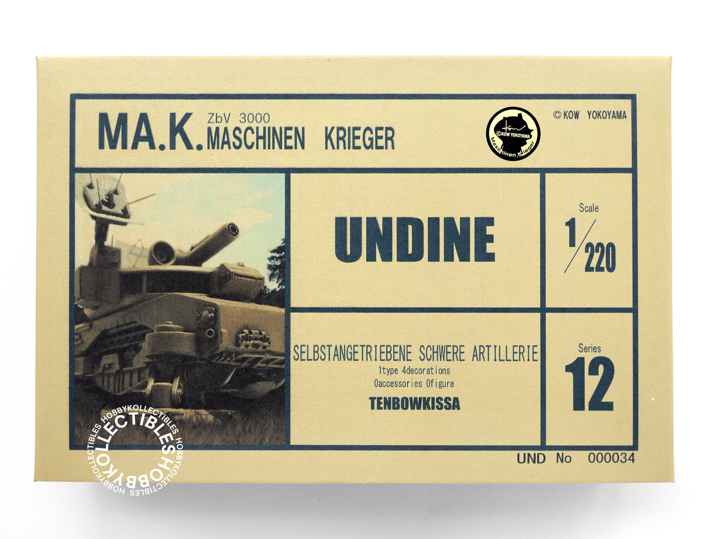 Ma.K Tenbowkissa SF3D 1/220 Undine Mecha Model Kit
