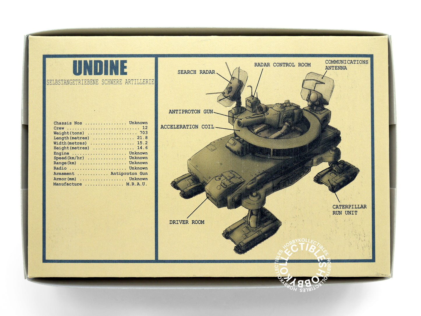 Ma.K Tenbowkissa SF3D 1/220 Undine Mecha Model Kit