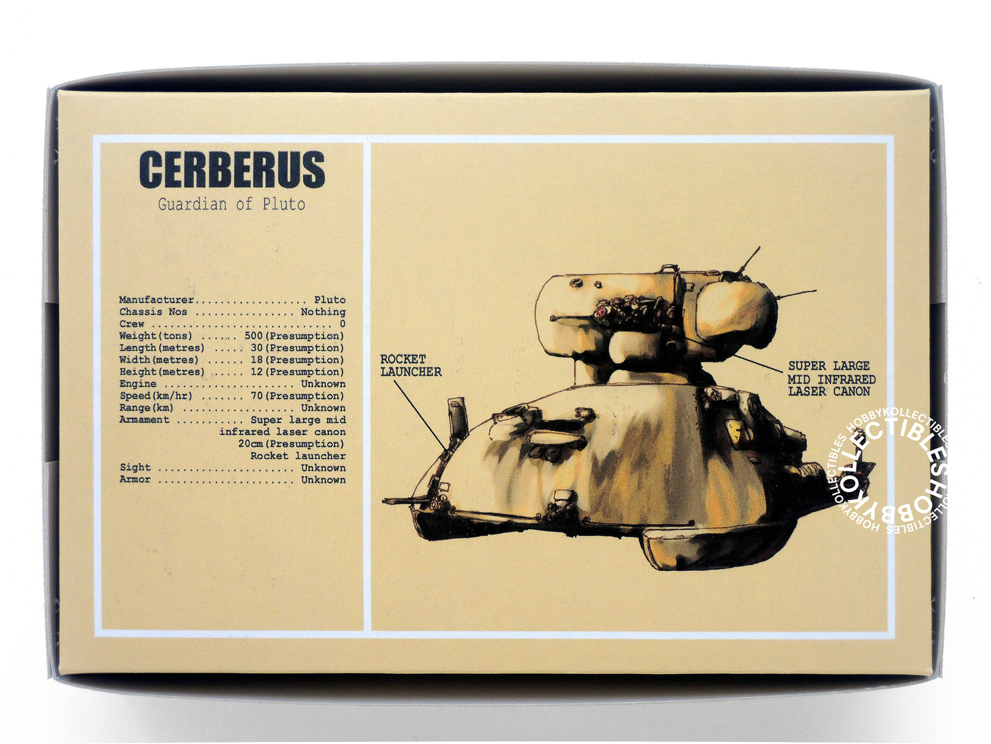 Ma.K Tenbowkissa SF3D 1/76 Cerberus Resin Model Kit
