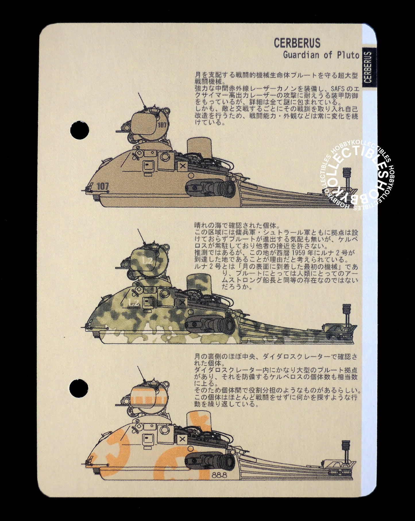 Ma.K Tenbowkissa SF3D 1/76 Cerberus Resin Model Kit