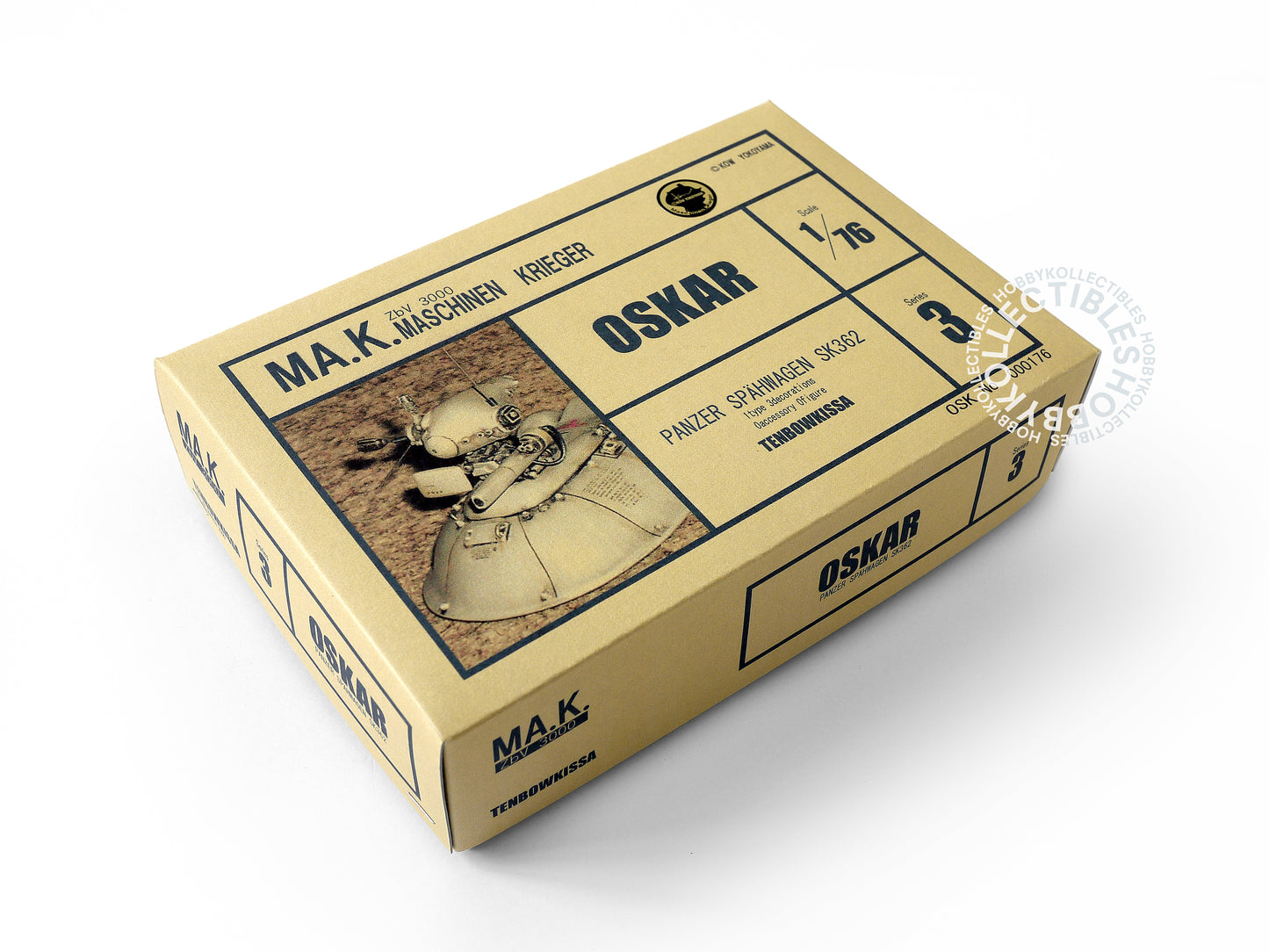 Tenbowkissa Ma.k SF3D 1/76 Oskar SK362 Resin Model Kit