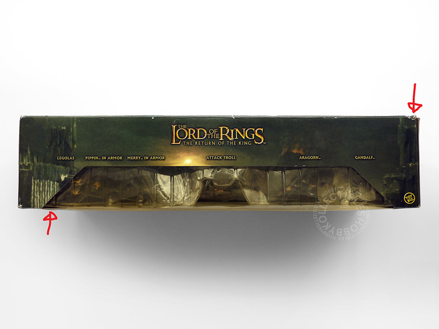 Toy Biz LOTR Lord of the Rings Final Battle of Middle Earth Deluxe Figures Very Dirty (SOLD-AS-IS Item)