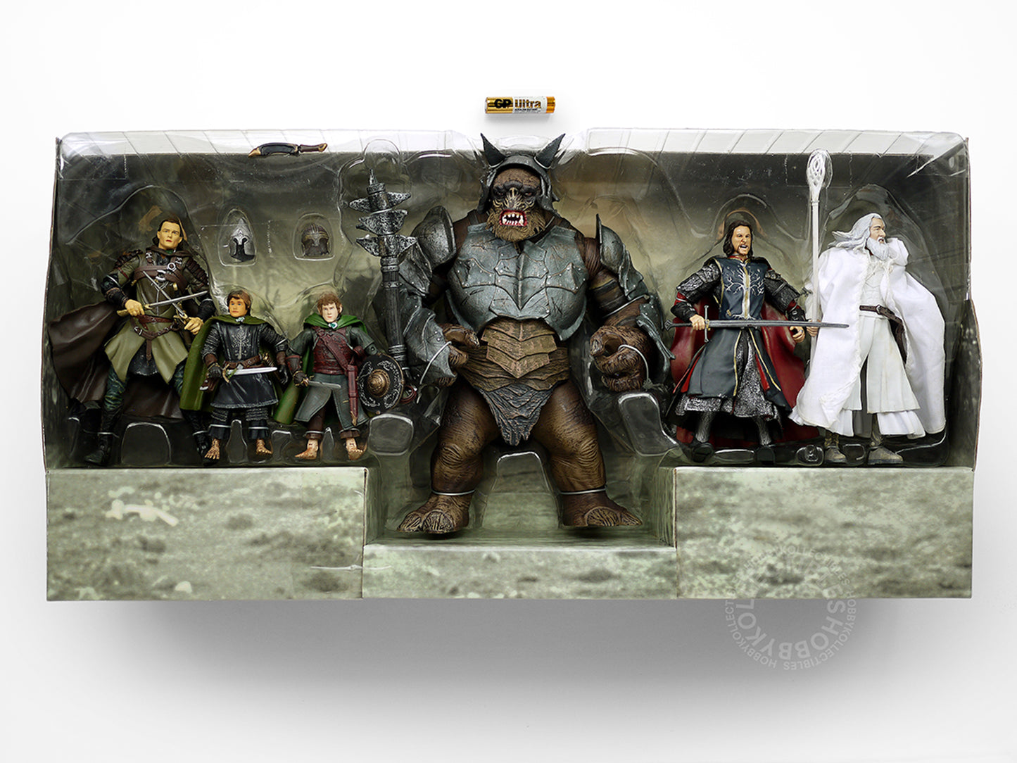 Toy Biz LOTR Lord of the Rings Final Battle of Middle Earth Deluxe Figures Very Dirty (SOLD-AS-IS Item)
